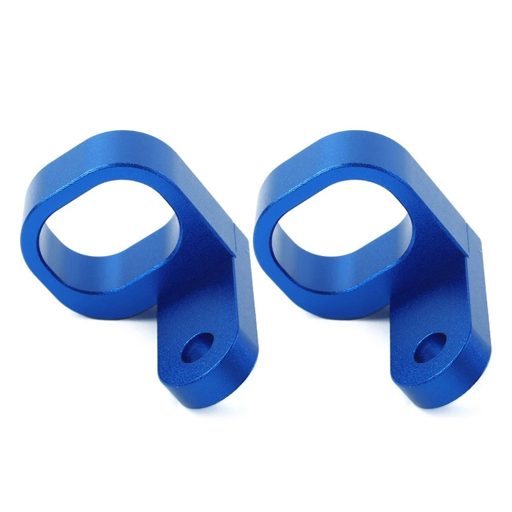 1 Pair Rear Brake Line Hose Clamp Aluminum For Suzuki DRZ400SM 2005-2022 Blue