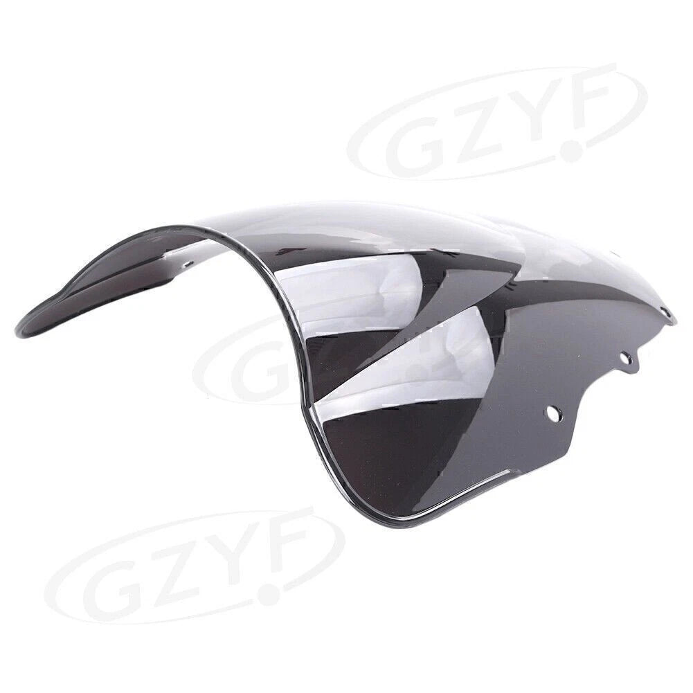 Double Bubble Windscreen Smoke Motorcycle For Kawasaki ZZR400/600 1993-2007