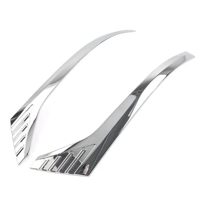 Headlight Lamp Light Trim ABS Chrome Fit for Toyota Voxy R80 2018 2019 2020 2pcs