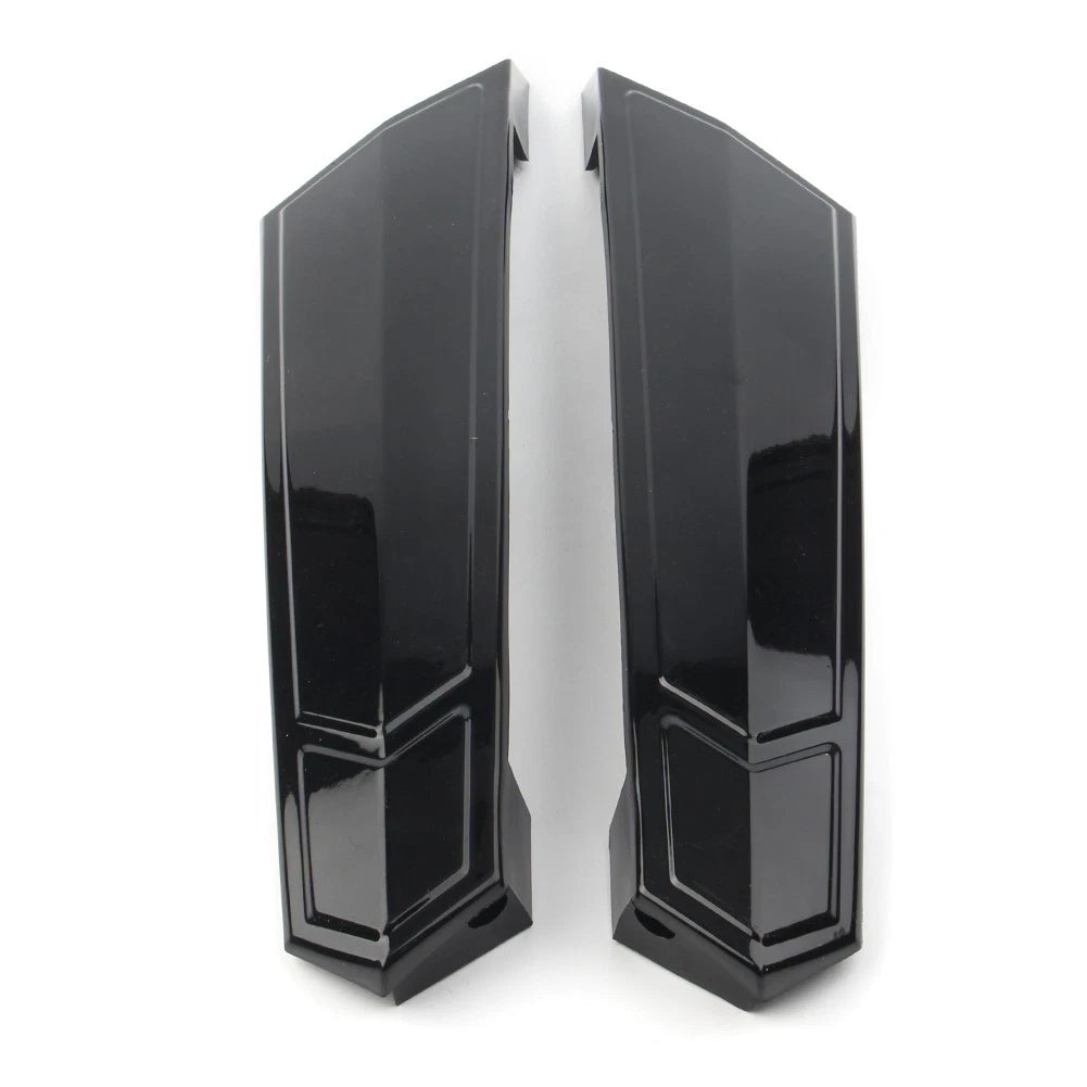 Pairs Black Saddlebag Hinge Covers For Victory Cross Country 2010-17 Hard-Ball