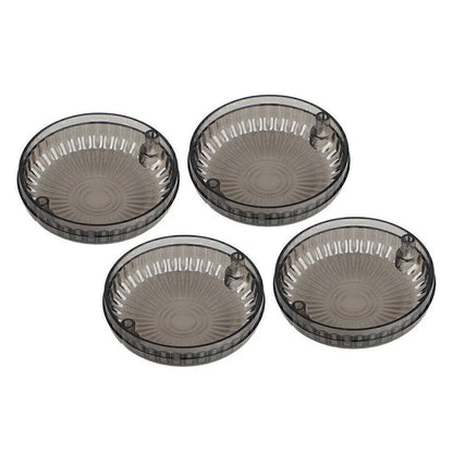 4x Turn Signal Lens Smoke Cover Fit Yamaha Road Star/V Star 1100 /Vmax 1200 1700