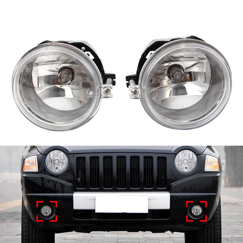 2pcs Fog Light Assembly Fog Lamp For Dodge For Chrysler For Jeep 2010-2012