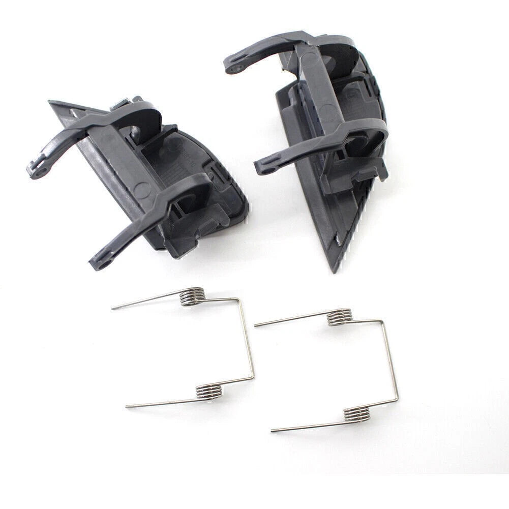 Pair Front bumper headlight washer cover cap For BMW 7-series E65 E66 05-08 US