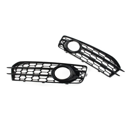 BK Front Bumper Honeycomb Mesh Fog Light Grille Cover Fit Audi A3 8P SLine 09-12
