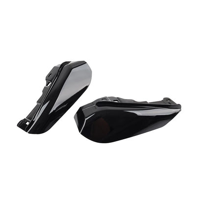 Black Mid-Frame Air Deflector Heat Shield For Harley CVO Road Street Glide 23-24
