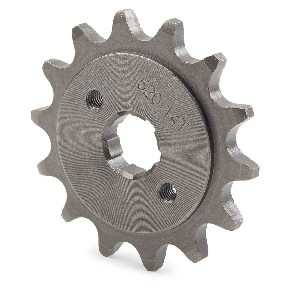 Chain Front Sprocket Cog Fit 125cc-250cc Dirt Pit Bike ATV Go Kart 520-14T 20MM