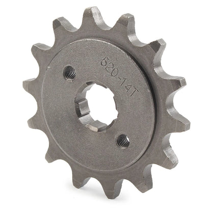 Chain Front Sprocket Cog Fit 125cc-250cc Dirt Pit Bike ATV Go Kart 520-14T 20MM