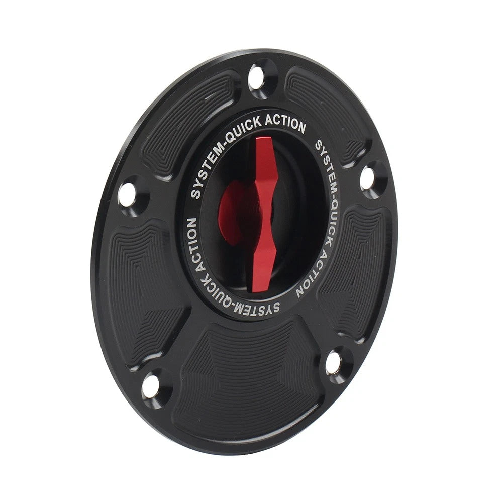 Fuel Gas Tank Cap Keyless For Yamaha YZF-R1 R6 2000-25 YZF-R3 2015-25 FZ-09 Red