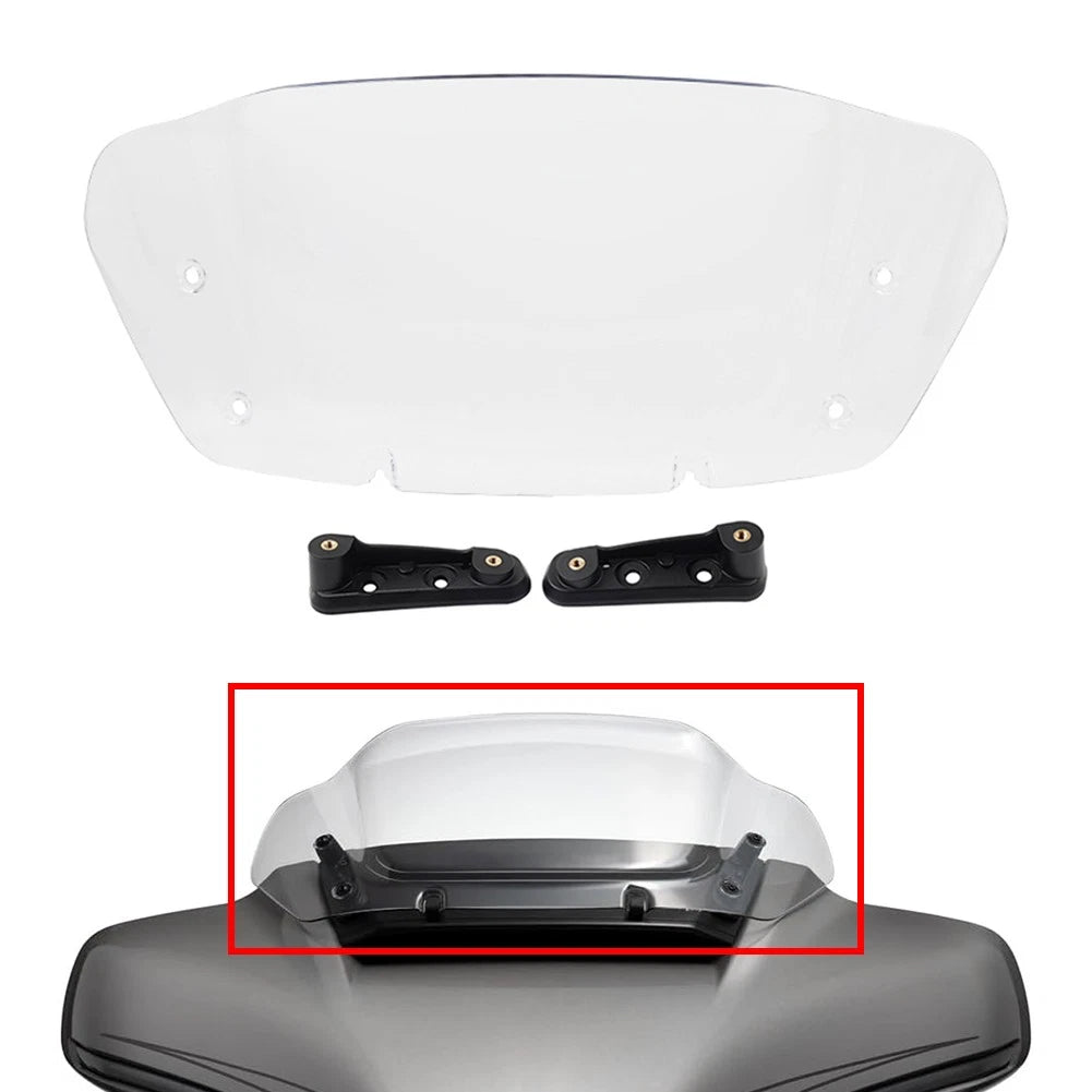 10" Windscreen Windshield For Harley Touring CVO Street Glide 2023 2024
