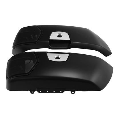 Matte Black Saddlebag Lids Cover Fit For Indian 2019-2025 Chieftain Dark Horse
