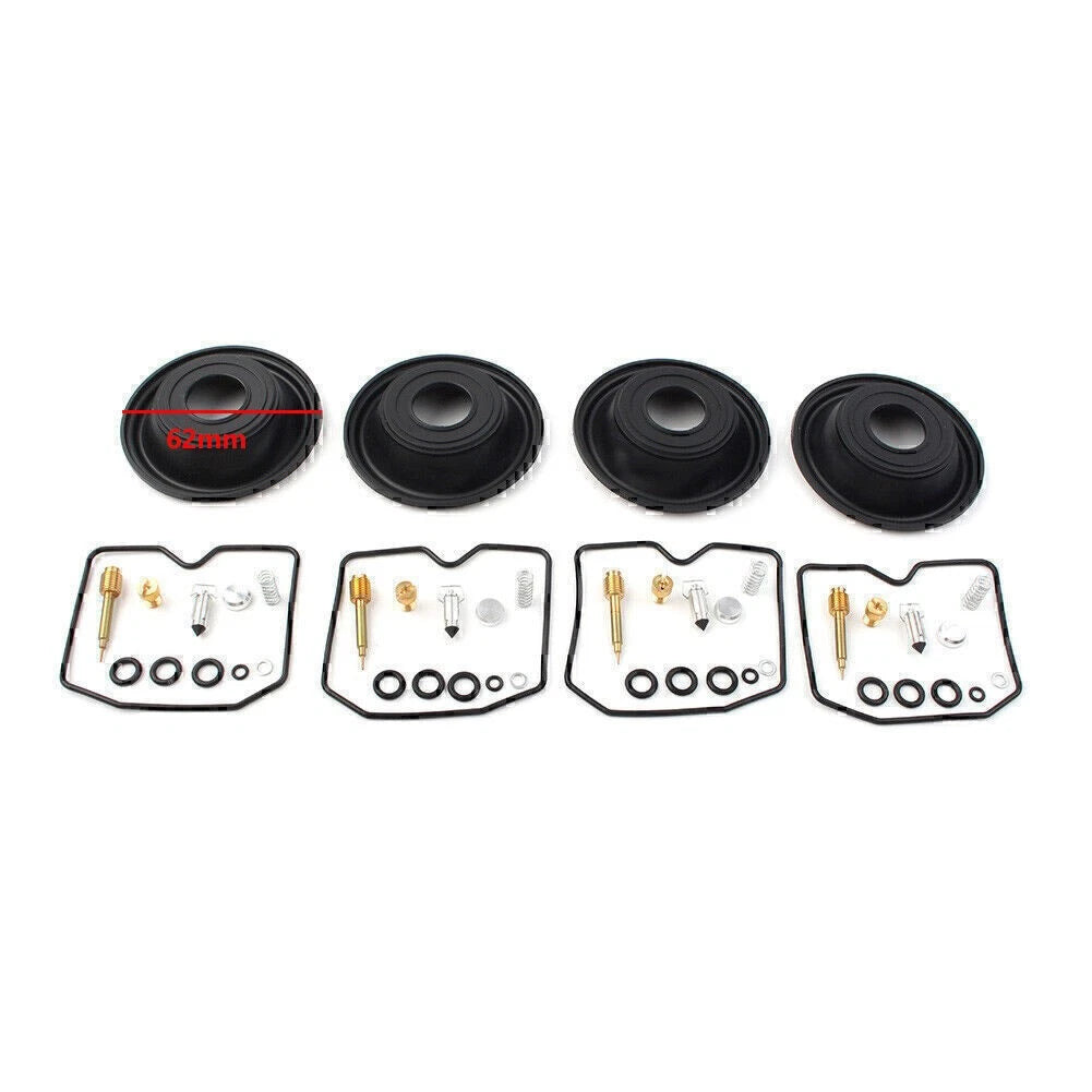 4SETS For Suzuki GSF600 S BANDIT Carburetor Rebuild Kit Vacuum Diaphragm US