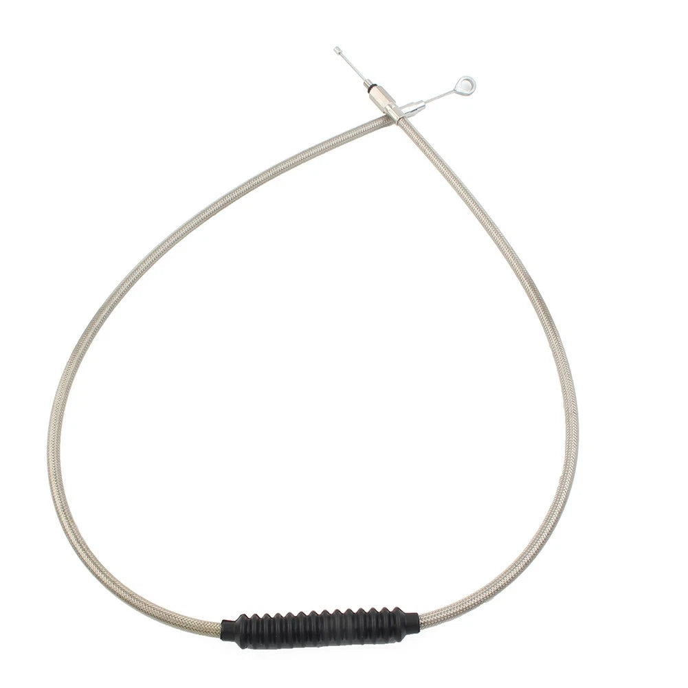 Stainless Clutch Cable For Harley Dyna FXDWG Softail Fatboy FLSTF Road Glide