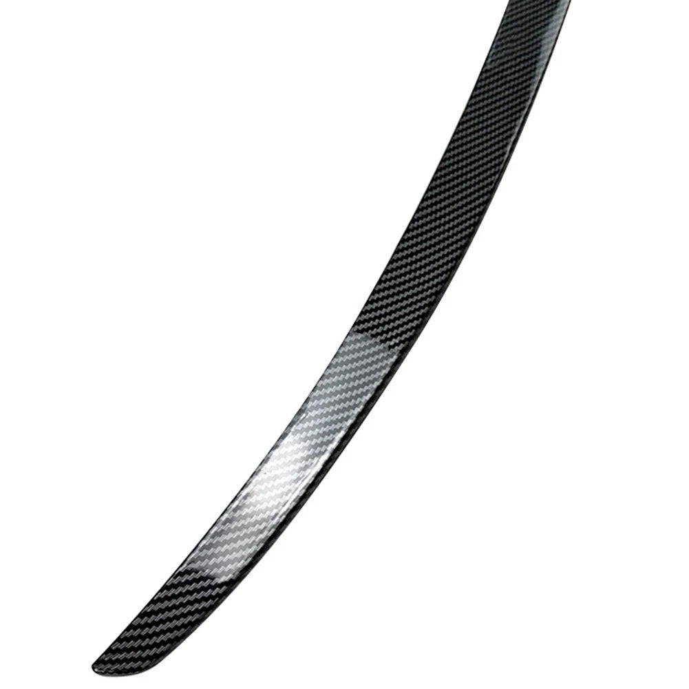 Carbon Look US Rear Trunk Lip Spoiler Wing For Audi A3 S3 RS3 4-Door Sedan 14-20