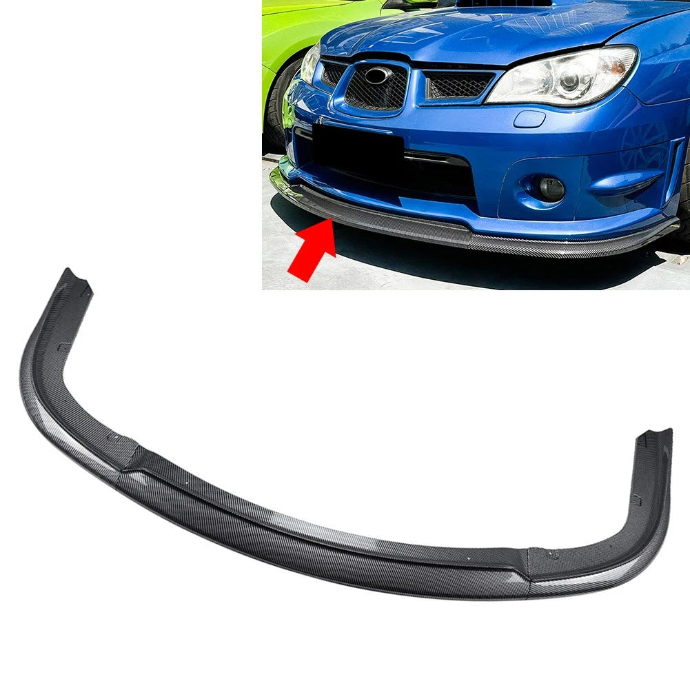 ABS Front Bumper Lip Spoiler Body Kit For Subaru Impreza WRX STI 2006-2007