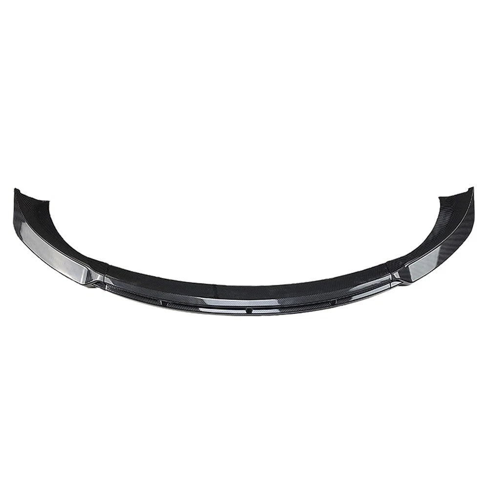 US Front Bumper Lip Chin Spoiler Splitter For Tesla Model 3 17-21 Carbon Fiber