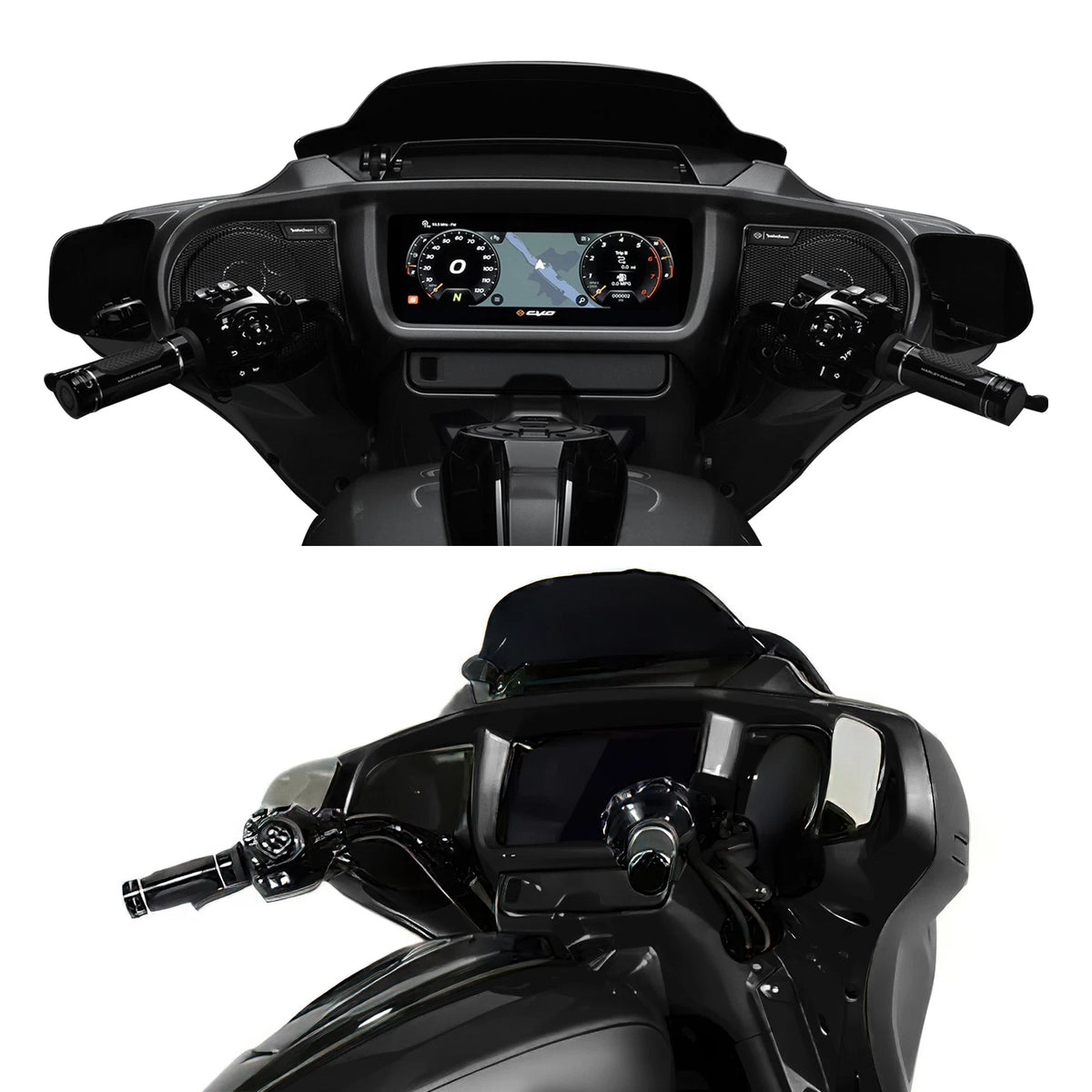 Vivid Black Inner Fairing Cover For Harley CVO Street Glide FLHXSE 2023-2025 23