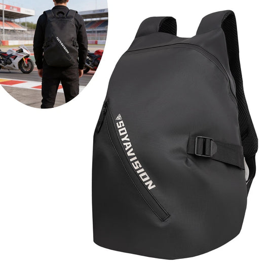 Motorcycle Backpack Lightweight Waterproof Helmet Storage Bag Men for Riders