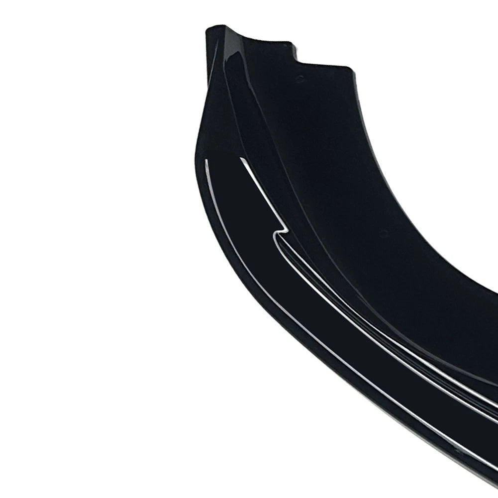 Glossy Black Front Bumper Lip Spoiler For BMW 5 Series E60 2008-2010