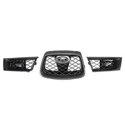 Front Bumper Upper Hood Kidney Grille For Subaru Impreza 9th WRX STI 2006-2007