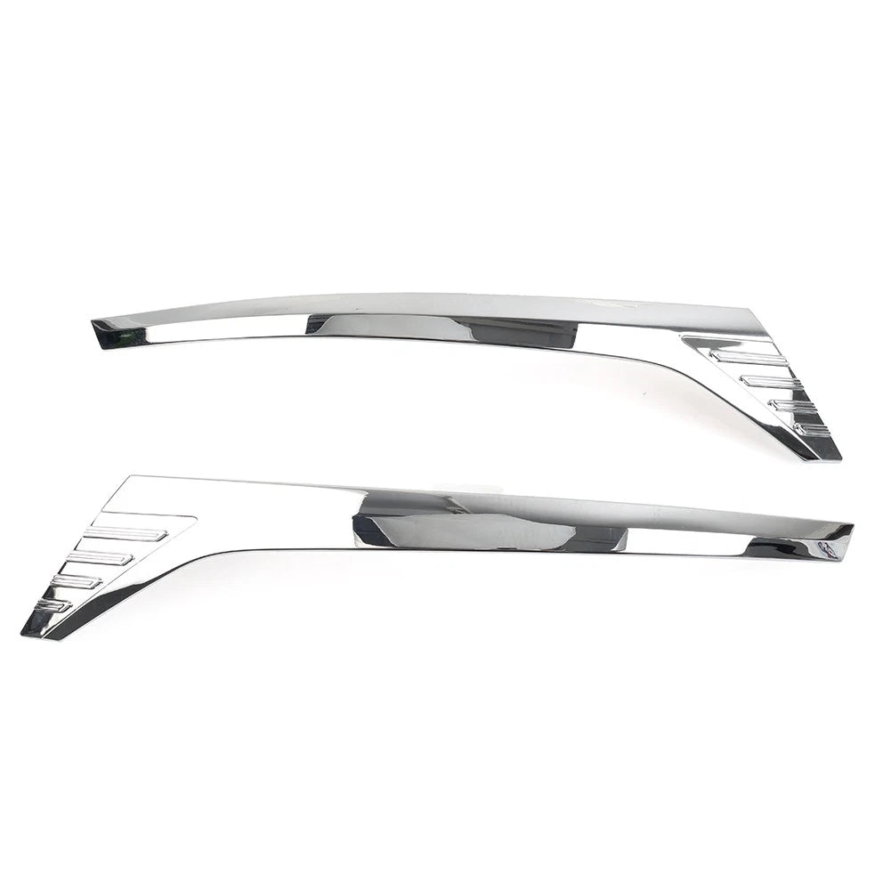 Headlight Lamp Light Trim ABS Chrome Fit for Toyota Voxy R80 2018 2019 2020 2pcs