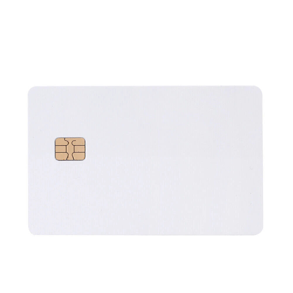 5PCS ISO PVC IC SLE4442 Chip Blank Smart Card Contact IC Card Safety White
