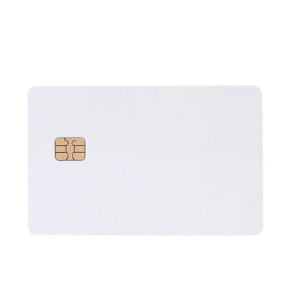 5PCS ISO PVC IC SLE4442 Chip Blank Smart Card Contact IC Card Safety White