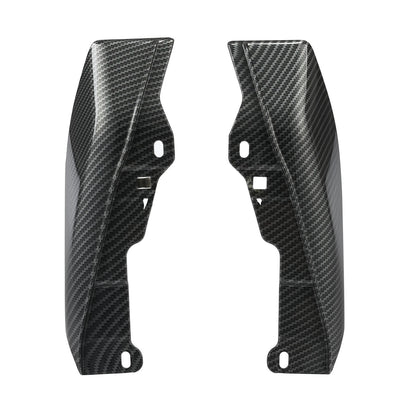 Carbon Fiber Vivid Black Mid-Frame Air Deflector For Harley Electra Glide 09-23