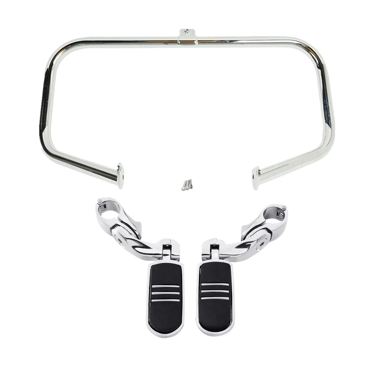 Engine Guard Crash Bar &Footpegs Fit For Harley Electra Glide 1997-2008 Chrome