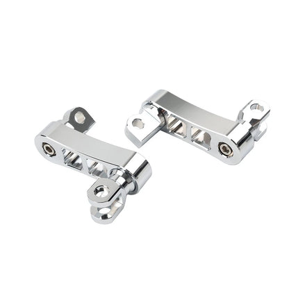 Foot Peg Mount Extensions For Harley Sportster XL883 XL1200 Softail Dyna Chrome