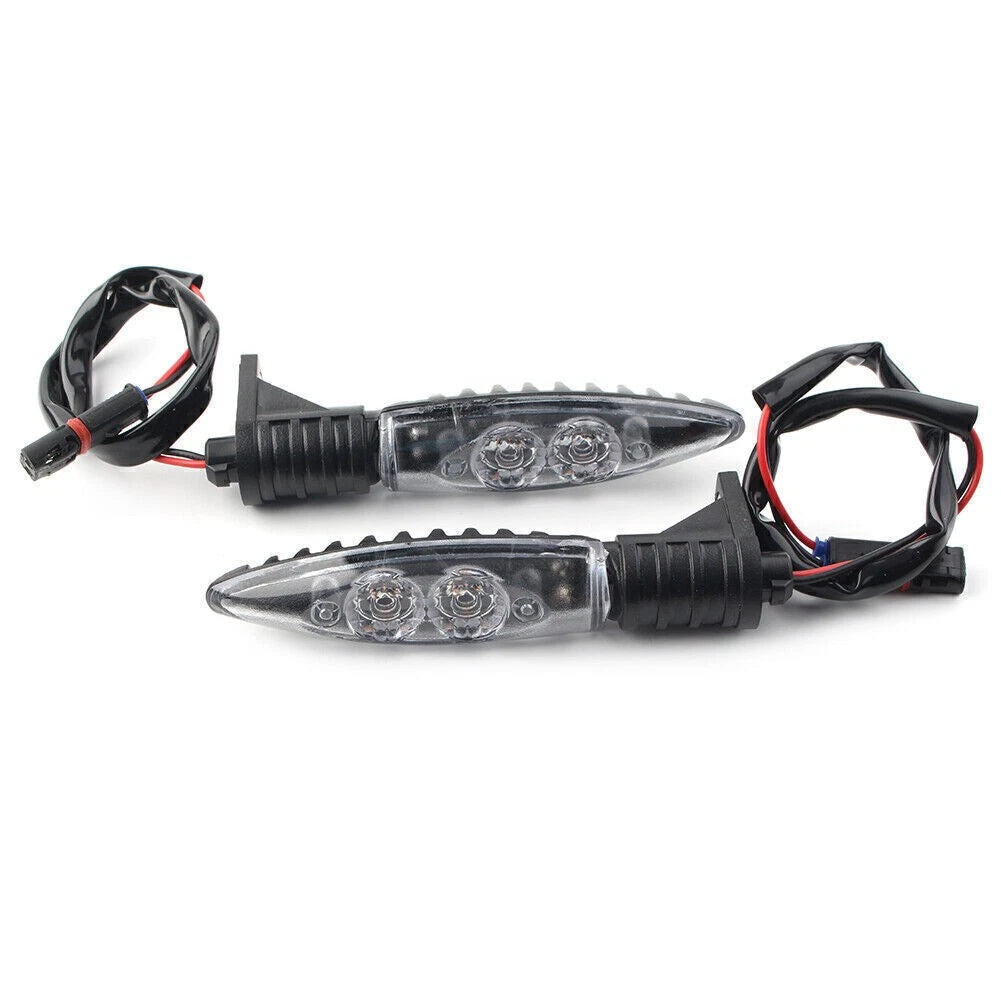 Front LED Turn Signal Indicator Light Clear Lens Fit BMW HP4 S1000R S1000RR ab