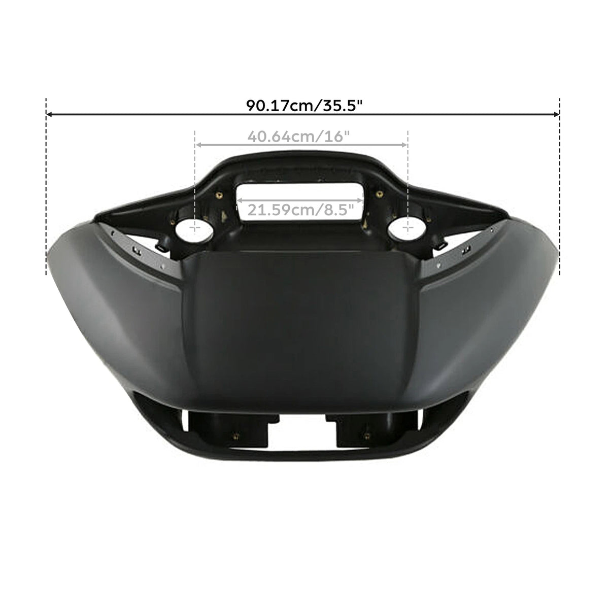 Matte Black Front Fairings Glove Box Air Duct For Harley Road Glide FLTR 2015-Up