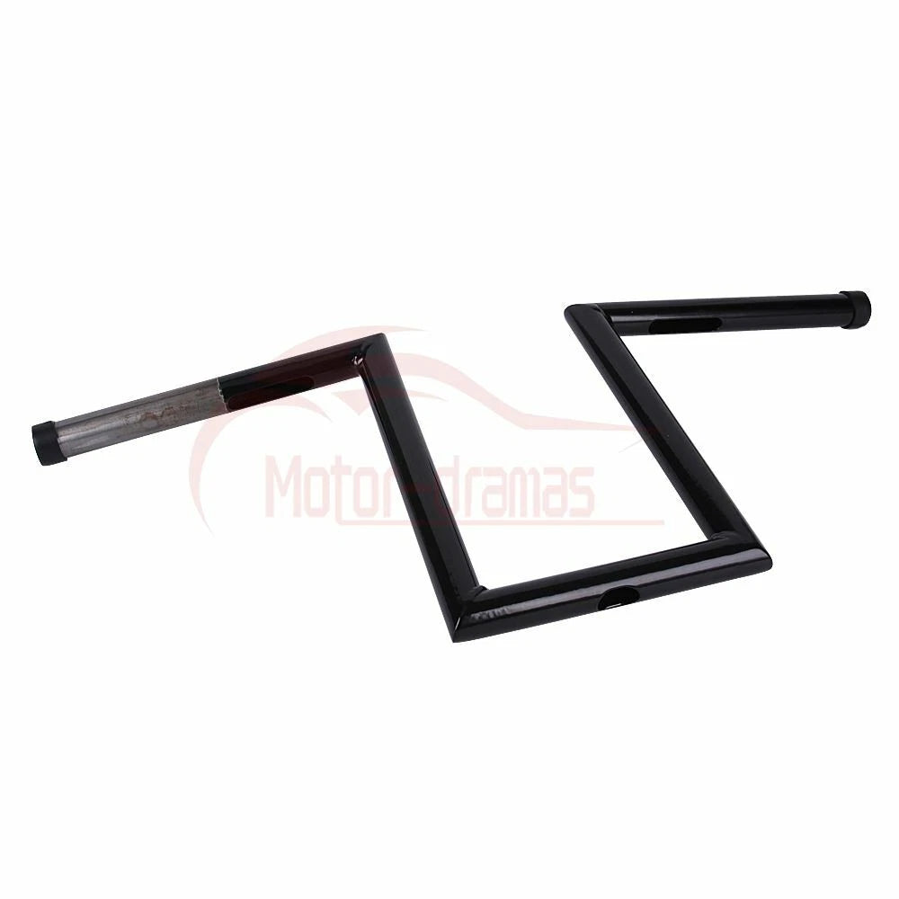 1" Z Bars Drag Handlebar Fit For Harley Bobber Softail Dyna Sportster Motorcycle