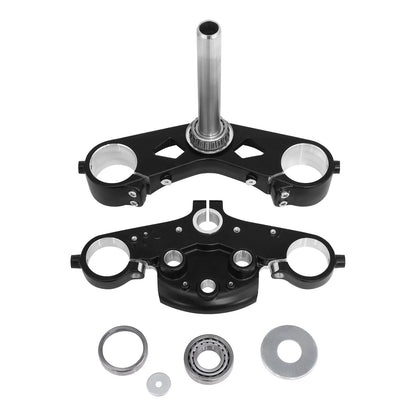 Upper Lower Triple Tree Steering Stem For Harley Touring CVO Street Glide 23-26