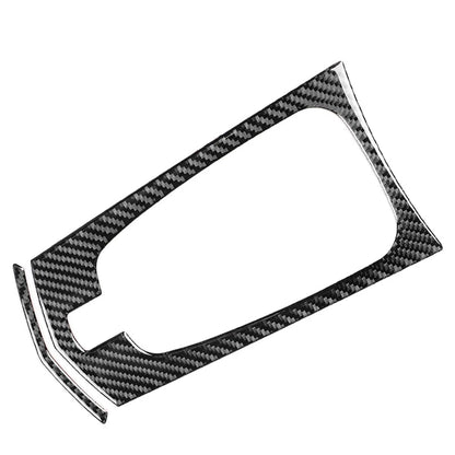 Carbon Fiber Center Gear Shift Interior Cover Trim For Cadillac CTS 08-13 Black