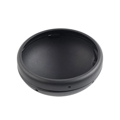 7" Motorcycle Round Headlight Headlamp Light Housing Cover Bucket Matte Black