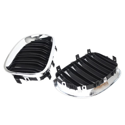 Front Bumper Hood Kidney Grille For BMW 5-Series E60 Sedan E61 Touring 2003-2010