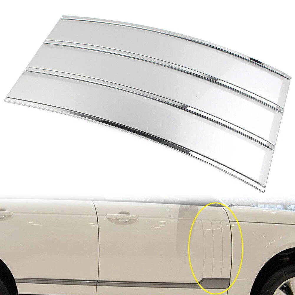 Side Vent Grille Fender Frame Silver Right For Land Rover Range Rover 2013-2017