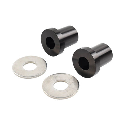 CNC Solid Handlebar Riser Bushings For Harley Touring Road King Softail Black