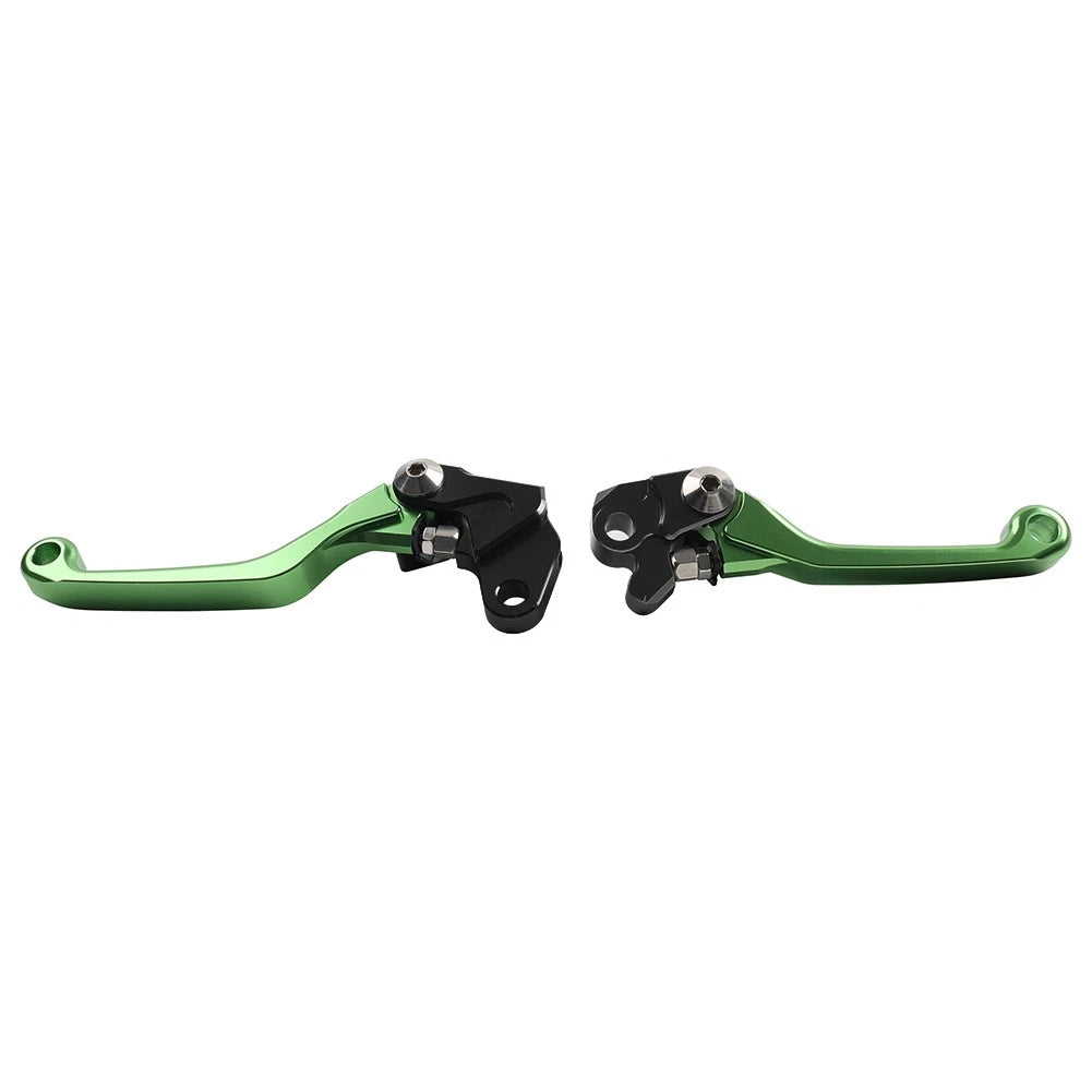 Pair Pivot Brake Clutch Levers For Kawasaki KLX 300SM KLX 250/S/SF KLX150L Green