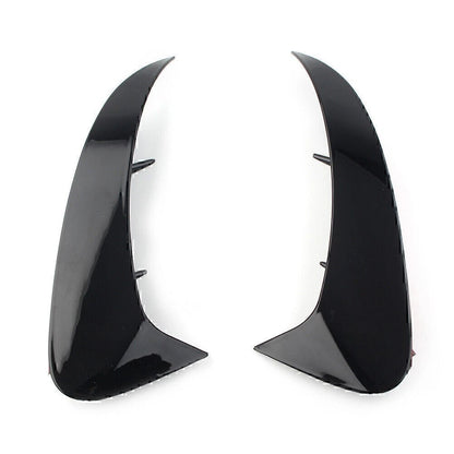 ABS Rear Bumper Fins Trim Canards Splitter For Benz A Class W177 Sport 2019+ Blk