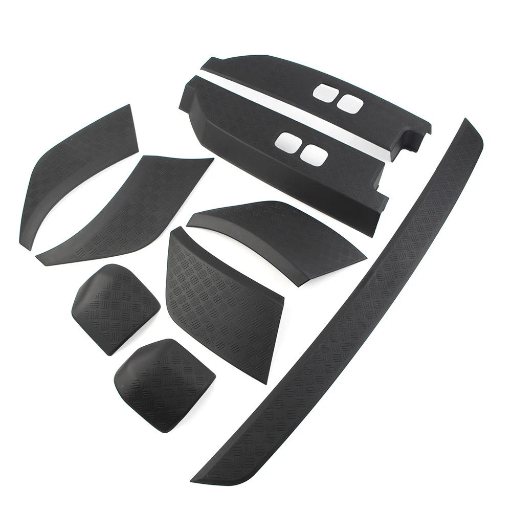 9Pcs Matte Black Side Moulding Body Kits For Land Rover Defender 90 110 20-23 US