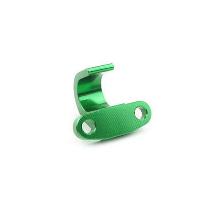 1x Motorcycle CNC Rear Brake Line Hose Snap Green Clamp for Kawasaki KX250F 450F