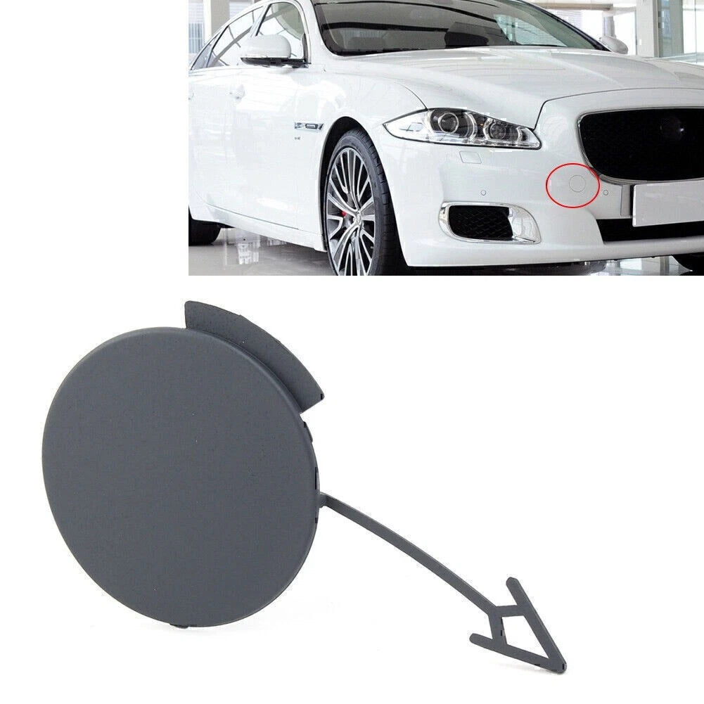 Unpainted Car Front Bumper Trailer Hole Cover For Jaguar XJ 2010-2019 C2D5378XXX