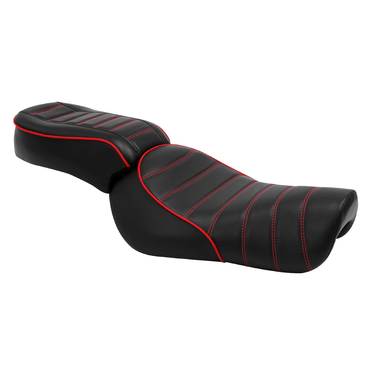 Driver Passenger Seat Fit For Harley Sportster Iron 883 XL883N 2016-Up Black Red
