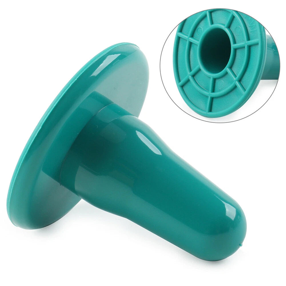 Plastic Inflation Plugs/Shell Liner Block Fit All Cow Goat Milker Green