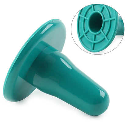 Plastic Inflation Plugs/Shell Liner Block Fit All Cow Goat Milker Green