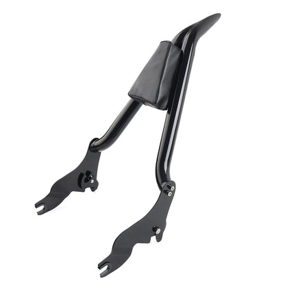 US Detachable Backrest Rear Sissy Bar w/Cushion For Harley Touring 09-23