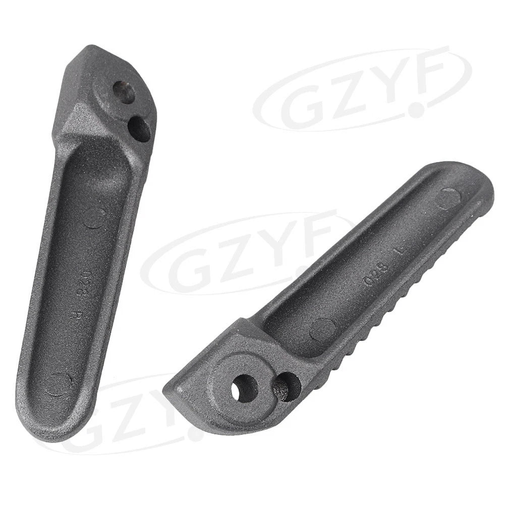 1x Rear Footrest Assembly Kit W/ Foot Pegs For Yamaha YZF R6 2003-2005 Black