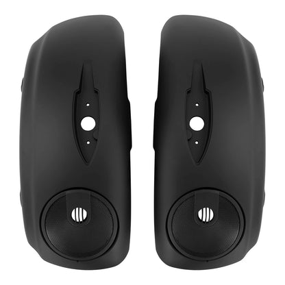 Matte Hard Saddlebag Lids 6.5'' Speaker Cutout Fit For Indian 16-23 Springfield