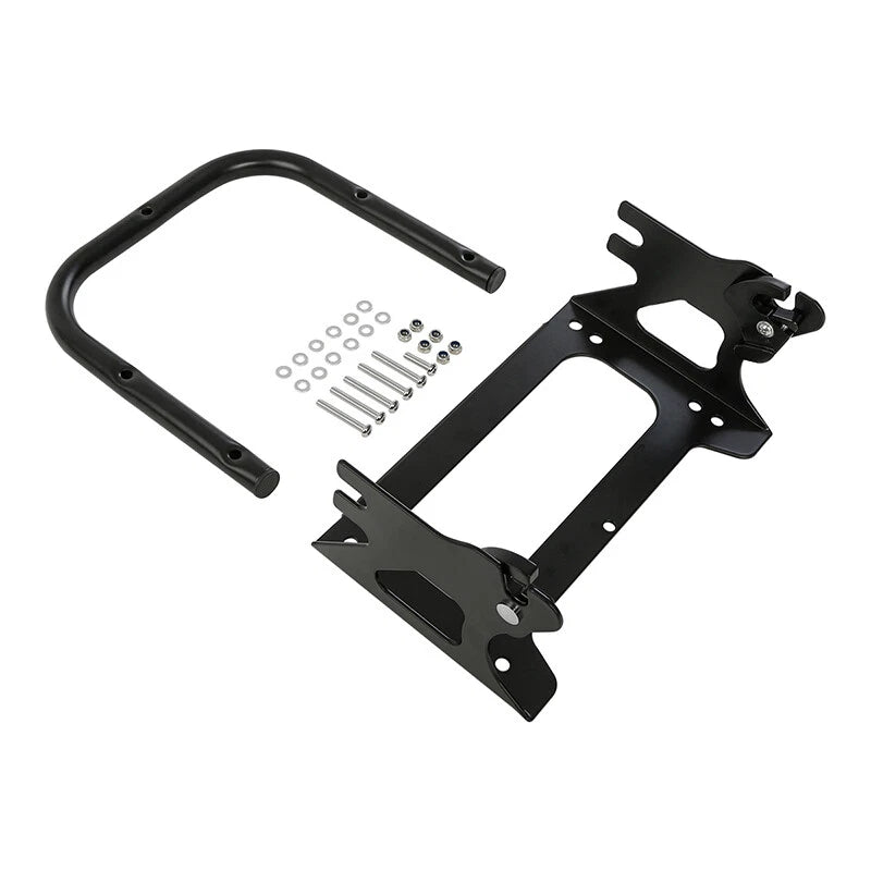 2 UP Luggage Mount Rack Fit For Harley Touring Street Road Glide King 97-08